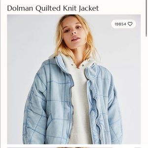 Free People Dolman Quilted Jacket